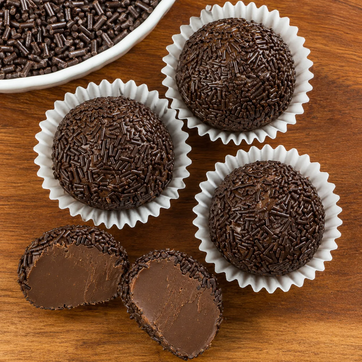 Brigadeiro Brazilian chocolate truffles at Love Pastel in London, Ontario